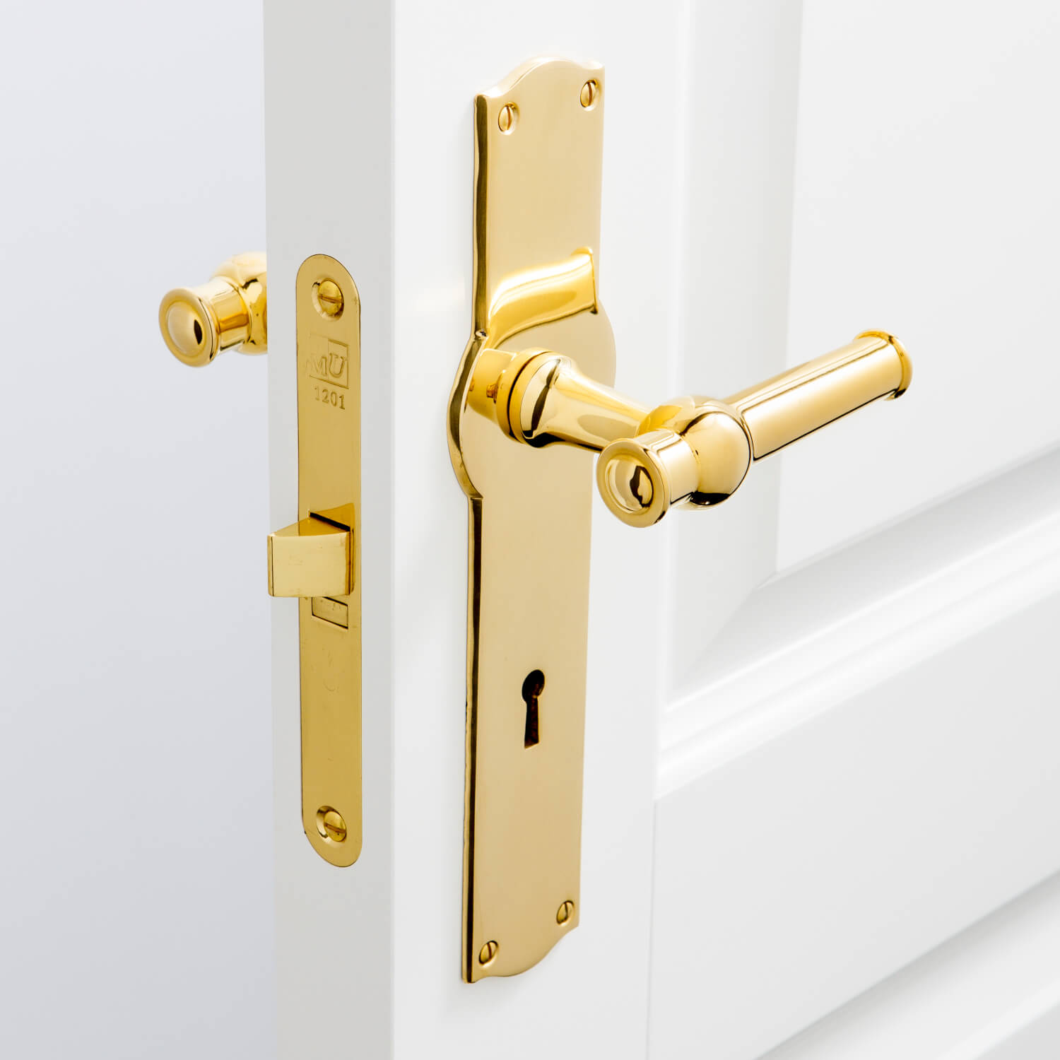 Dørgreb-messing-Almann-bagplade-hauser-verden-af-håndtag Dørgreb - messing - Almann - bagplade